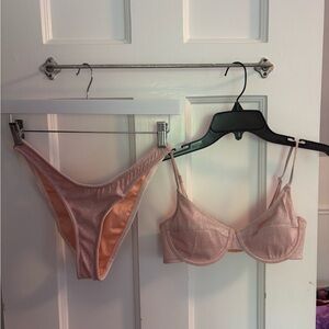 Triangl Swimwear Pink Sparkly Bikini